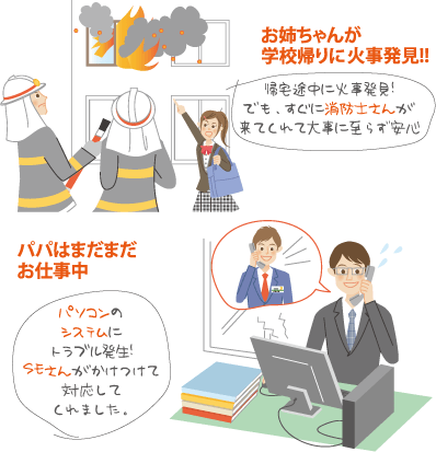 「起床・身支度」歯みがき・顔を洗う、服に着替える